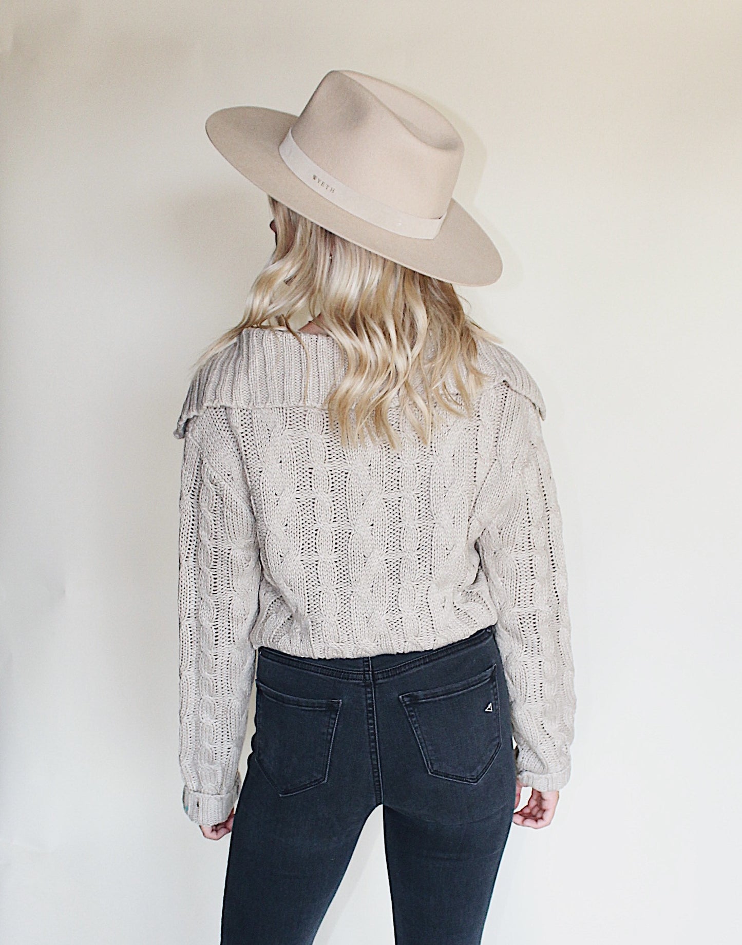 Amelia woven sweater