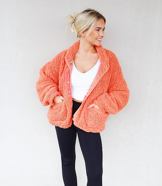 Ginger fleece jacket