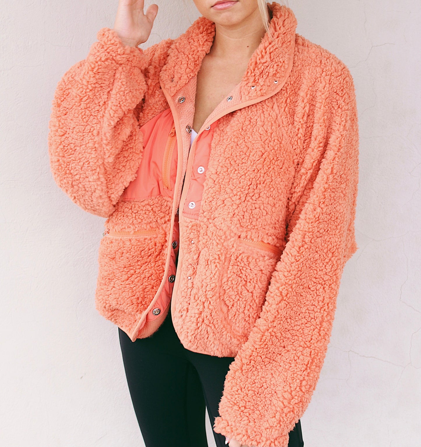 Ginger fleece jacket