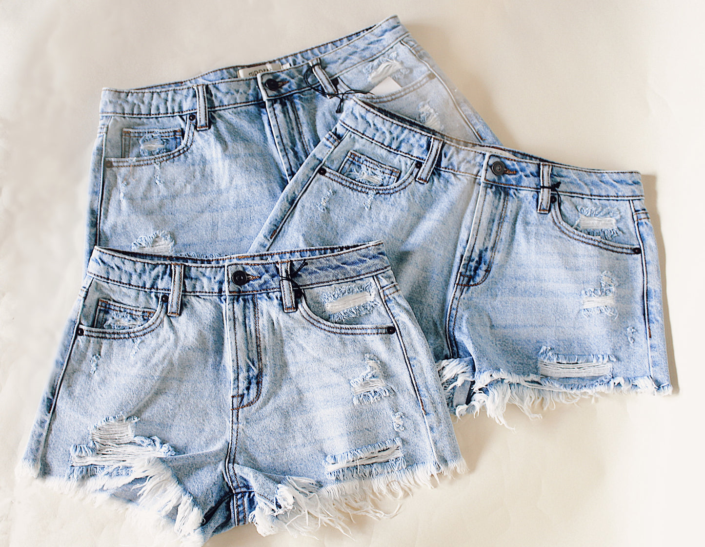 Sofia denim shorts